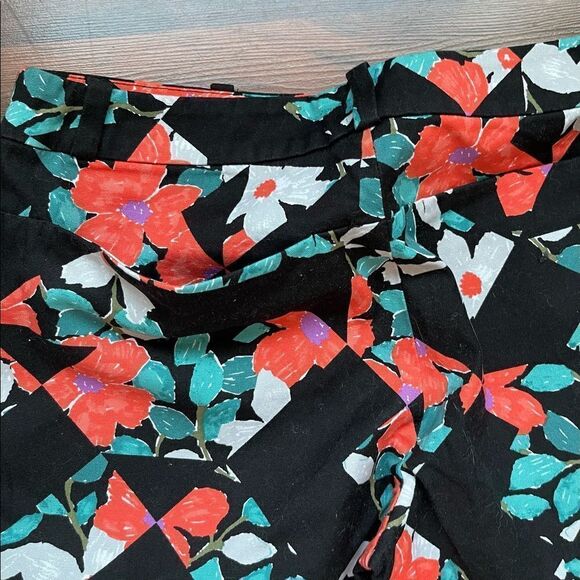 Kate Spade Saturday floral cropped cotton pants size 2 NEW - Picture 10 of 12